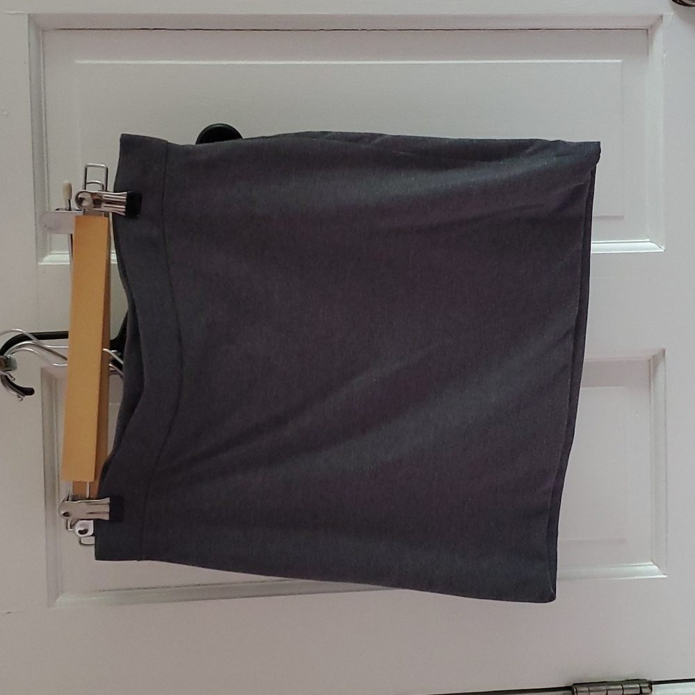 Gray mini skirt
